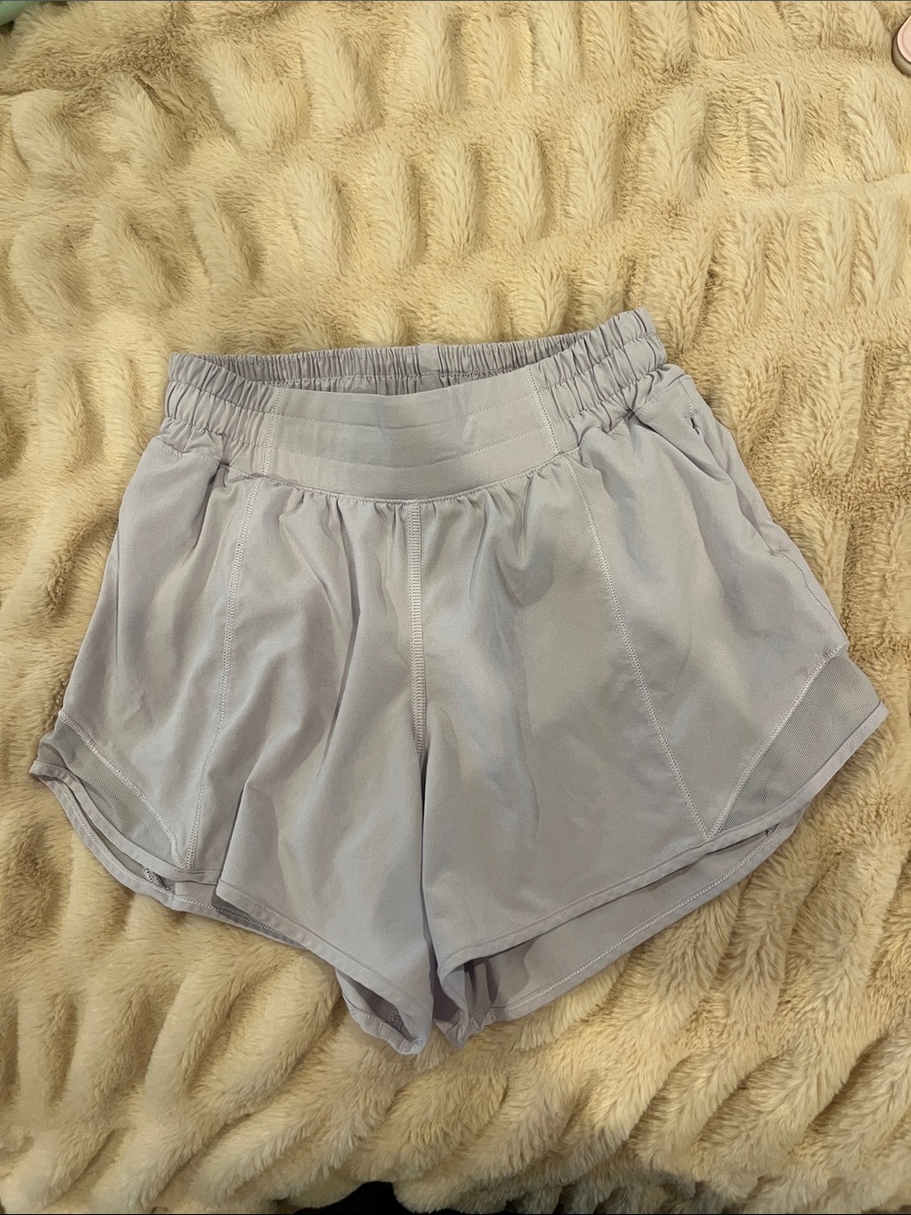 lululemon athletica Light Gray Women's Running Shorts